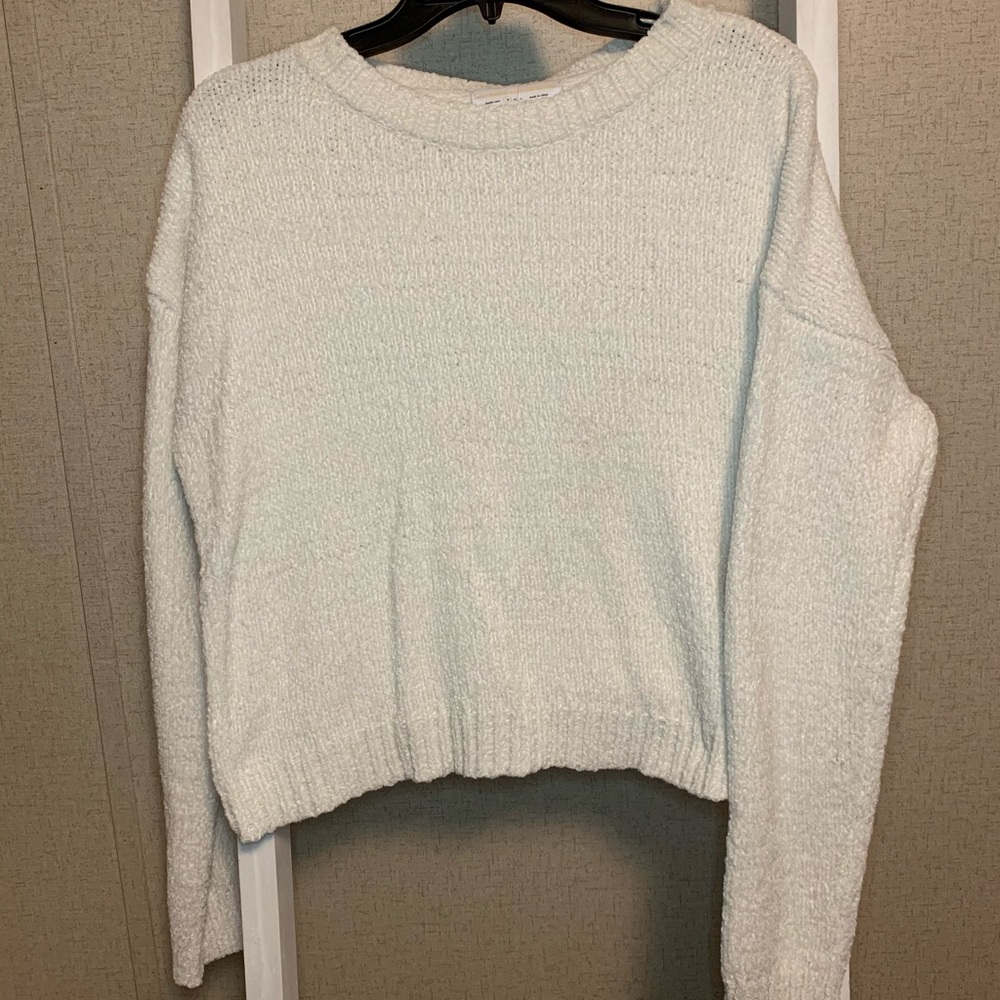 Chenille Cropped Sweater